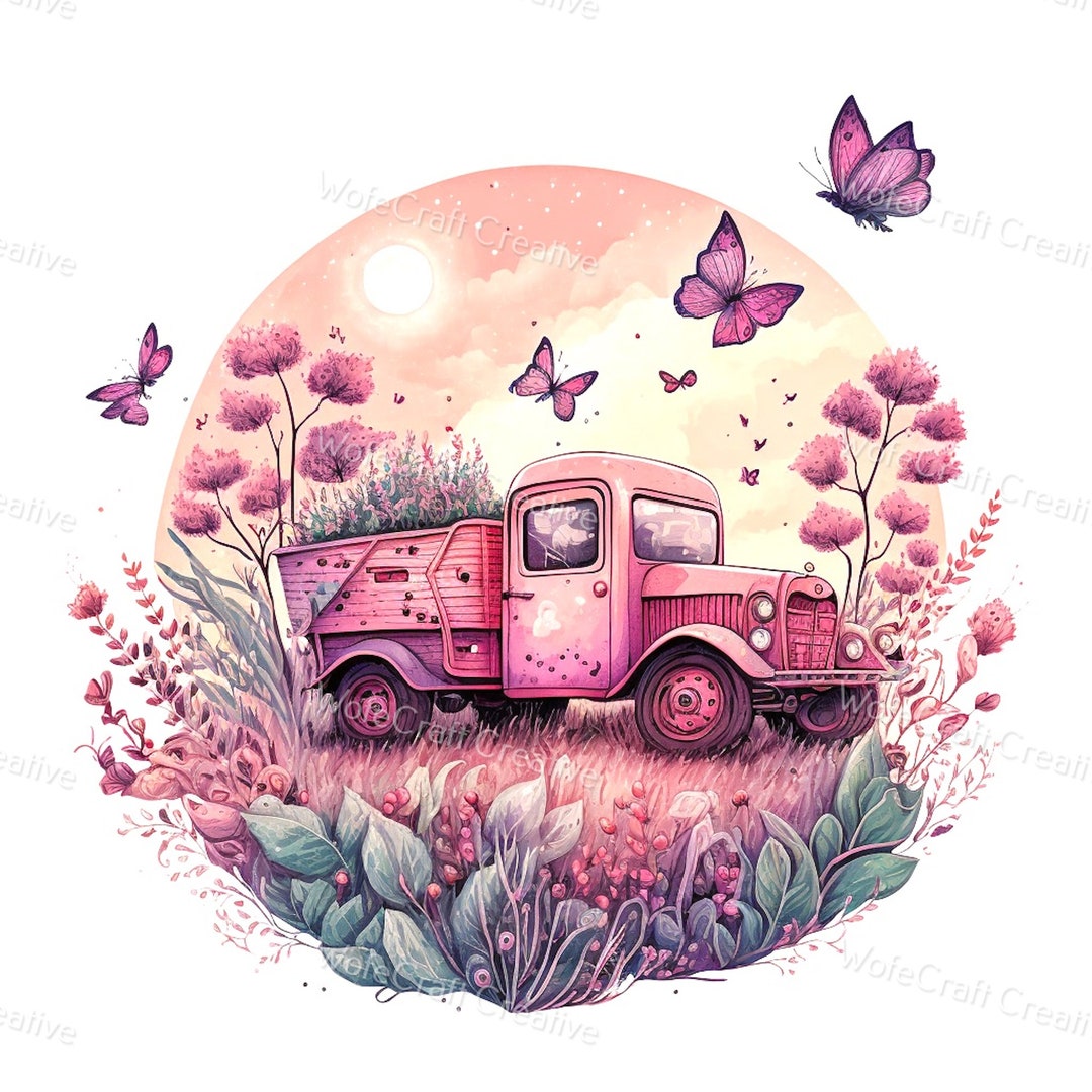 Retro Farm Truck Vintage Farmhouse Truck DIGITAL DOWNLOAD - Etsy