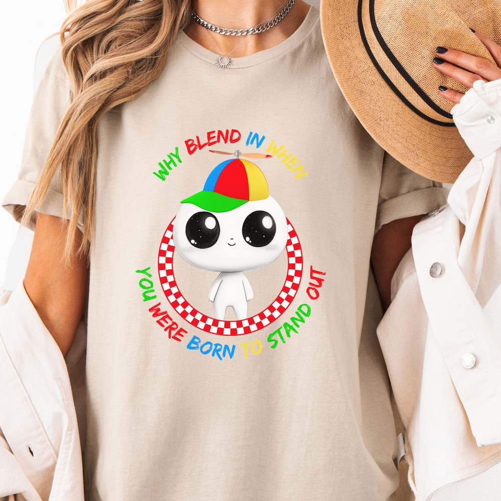 Born On To Stand Out T Shirt, Autism Acceptance Month T-Shirt, Autism Parent Shirt, Neurodiversity Top, Autism Mom, Special Ed Teacher Gift Giftpress Fashion