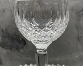 Vintage Waterford Crystal Colleen 7 quot H Wine Glass in excellent condition w Facet Tapering Stem and Round Base Hock Wine Glass Replacement