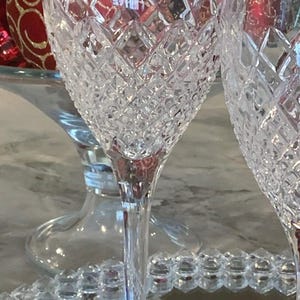 Rare Waterford Crystal Alana Essence Wine Goblet 9.5&quot; | Gothic Mark| Holiday Entertaining & Gifting| Replacement | Sold Individually
