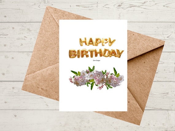 Printable Birthday Card Instant Download Cards for Birthday - Etsy