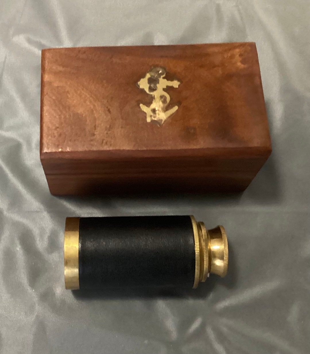 Solid Brass 6 Extendable Hand Telescope in Nautical Wood Etsy