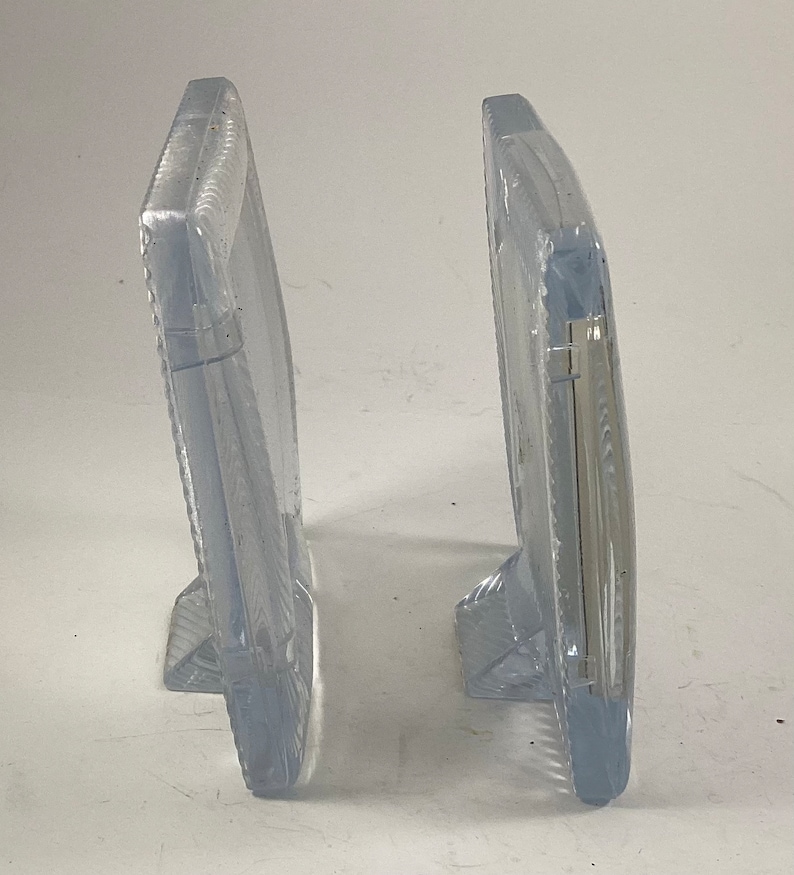 Clear Acrylic Stand Alone Tabletop Photo Picture Frames Set of Etsy