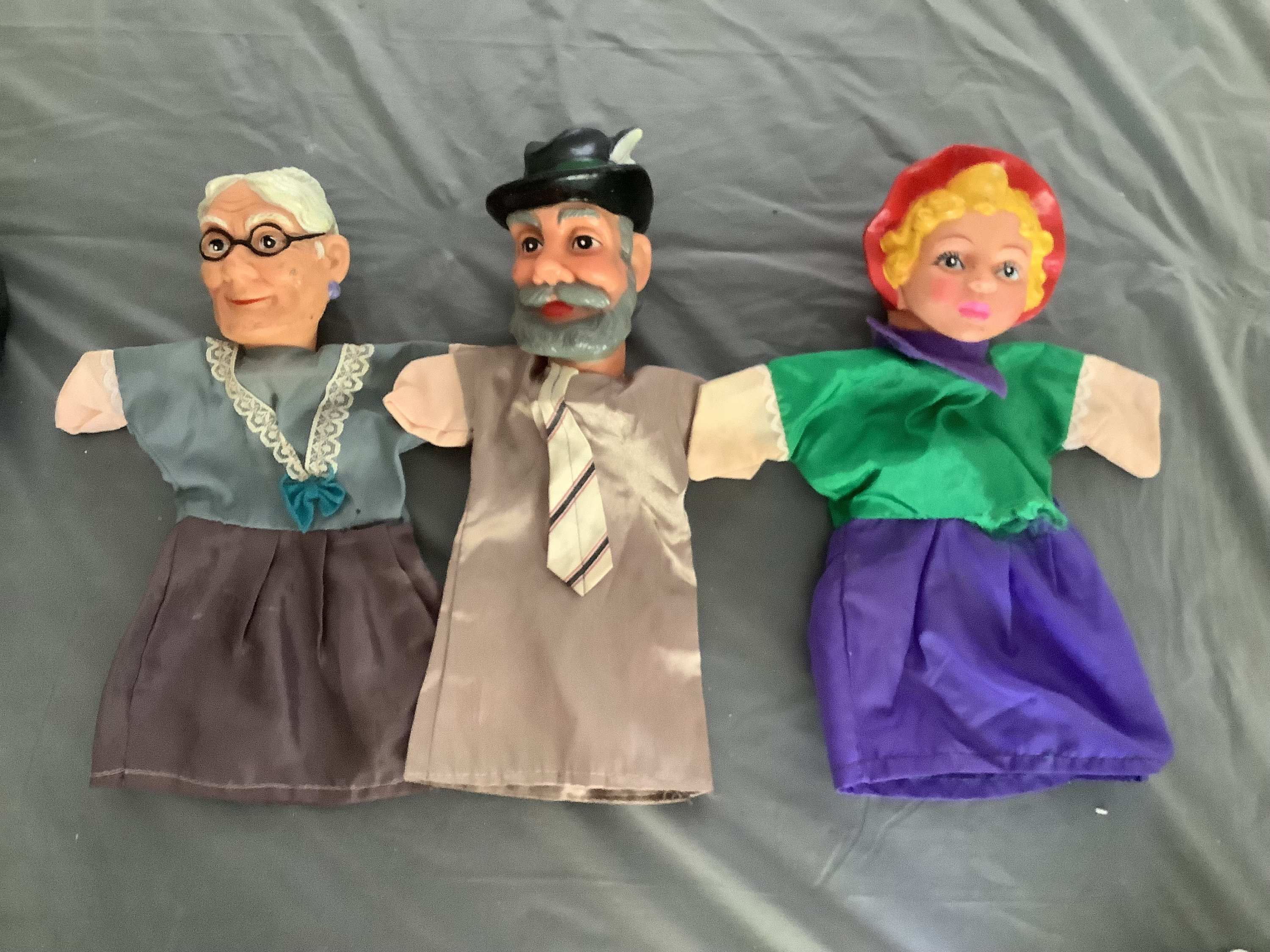 Vintage Mr Rogers Neighborhood Hand Puppets Set of 3 Puppets Etsy
