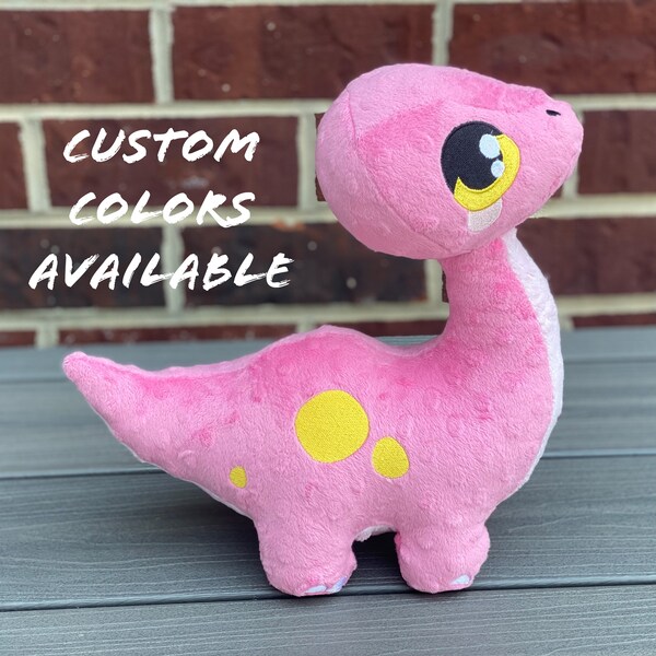 Custom Plushie Dinosaur Etsy