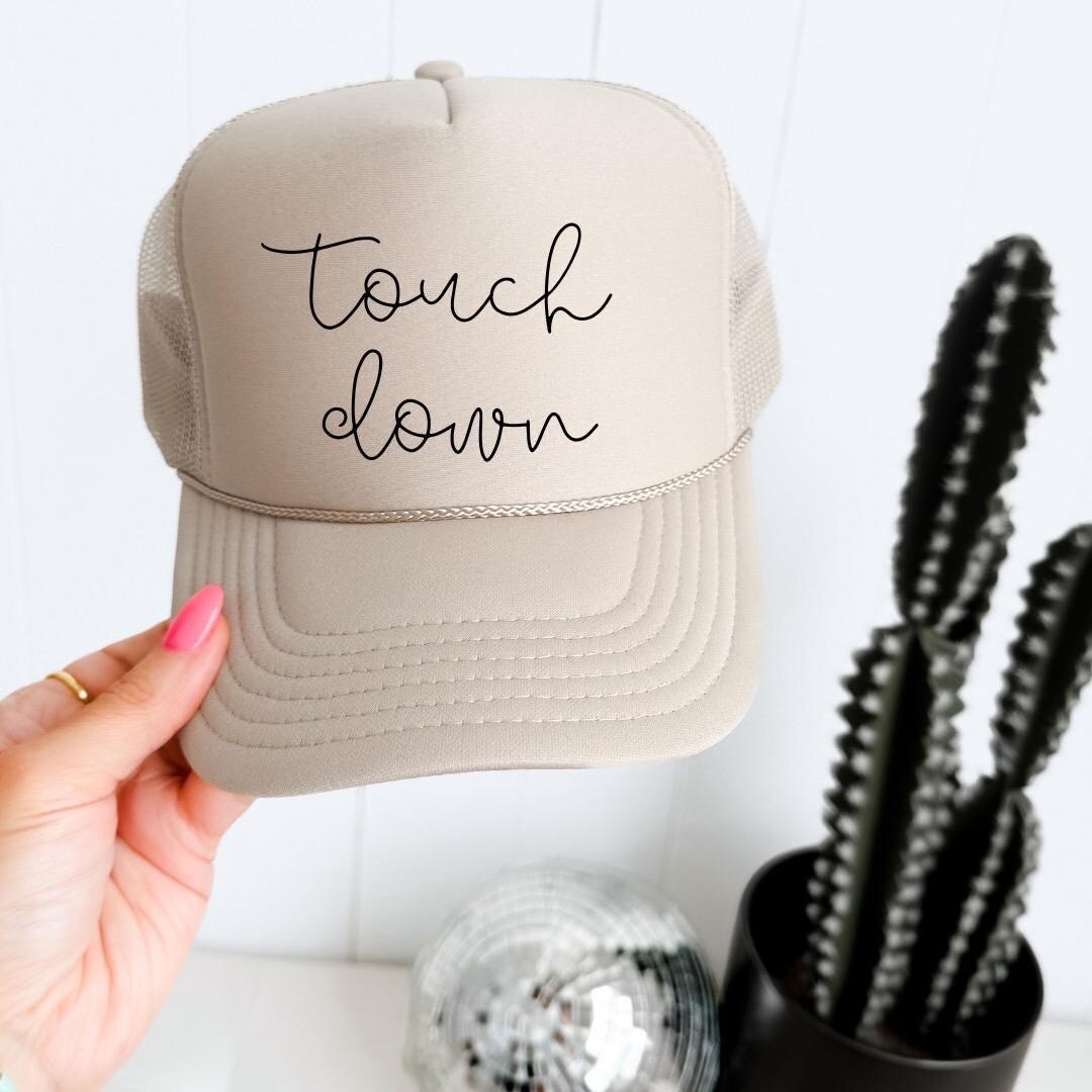 Touchdown Football Trucker Hat, Sports Fashion, Trending Hat Accessory ...