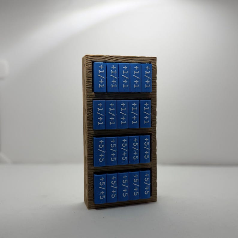 Book counters +1/+1 & +5/+5 for Magic the Gathering