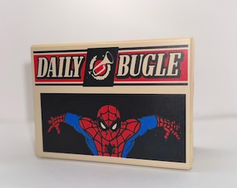 Daily Bugle Inspired Deck Box, handmade by Gossamer Creations