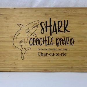 Shark Coochie Board SVG, PNG, PSD, Digital File Charcuterie Cutting Board design, Laser engraving, Sublimation, Etching, Wood Burning image 10