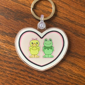 Metal Gear Solid Ga Ko Kerotan Heart Keychain