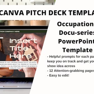 Unscripted / Reality TV Pitch Deck CANVA Template