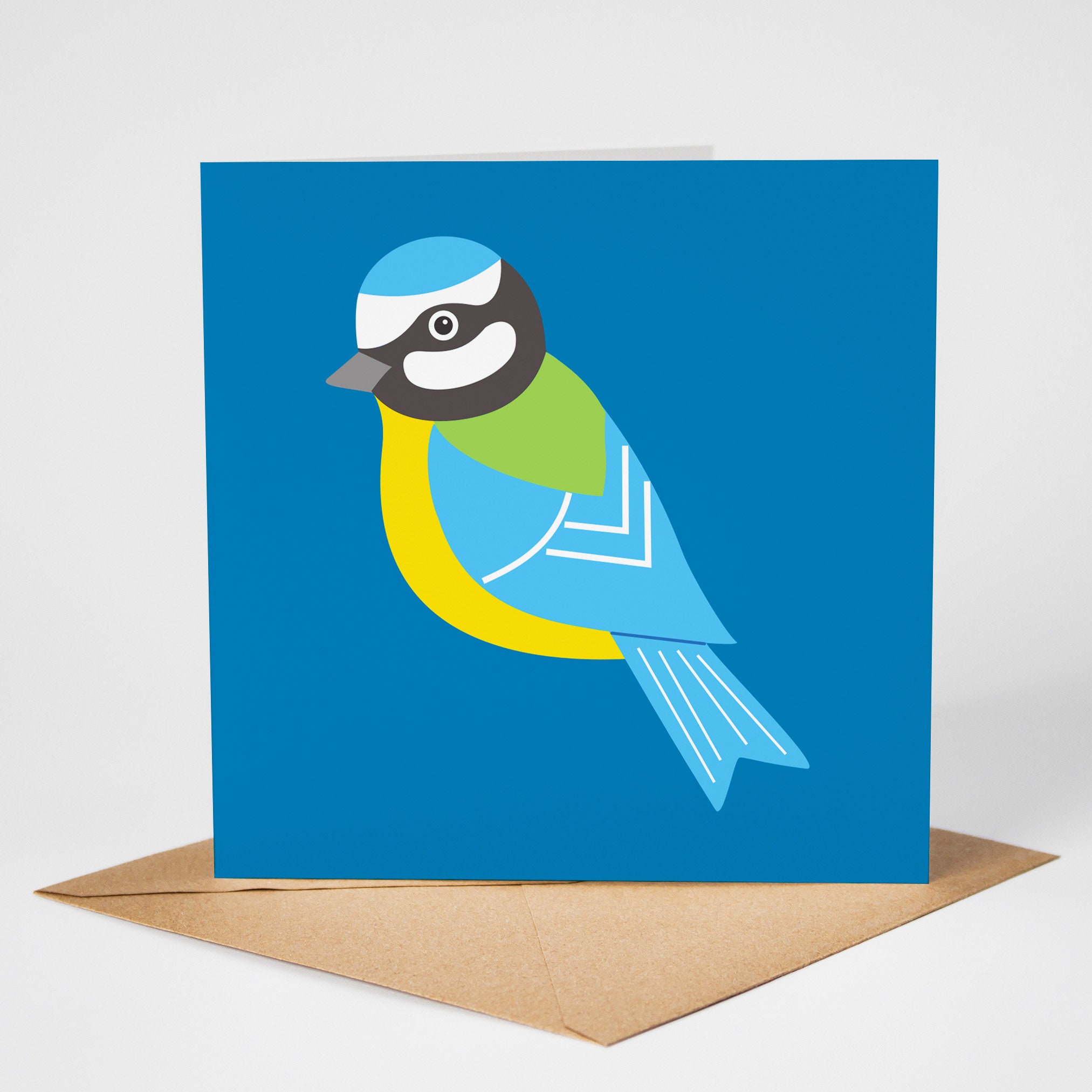 Tit Species Funny Greetings Card (A5 Size)