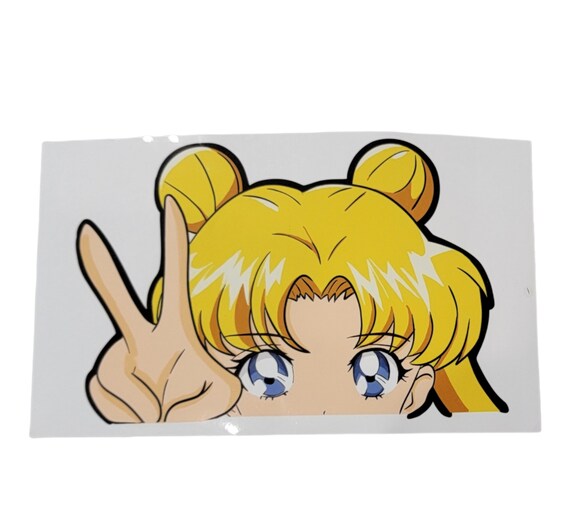 SAILOR Car Decal PEACE SIGN Sticker Anime Peeker One Piece - Etsy SAILOR Car Decal PEACE SIGN Sticker Anime Peeker One Piece - Etsy