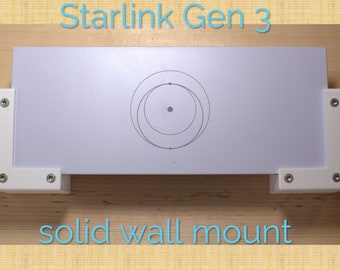 Starlink next generation Standard Gen3  elegant mount for RVs. Secure hold. Heat tolerant.