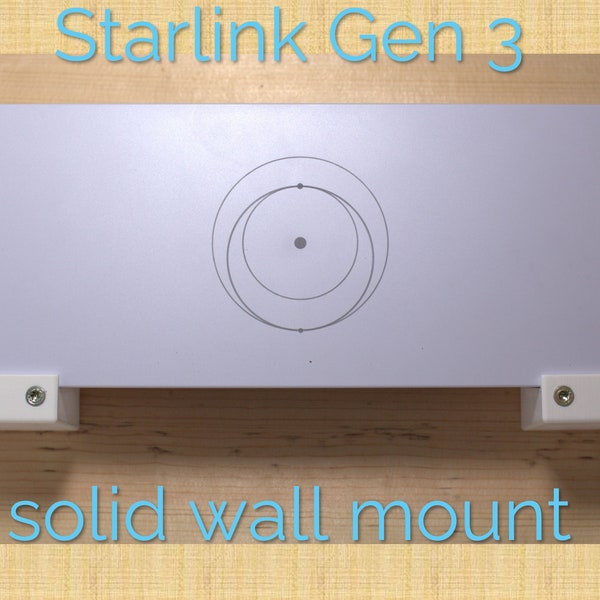 Starlink next generation Standard Gen3  elegant mount for RVs. Secure hold. Heat tolerant.