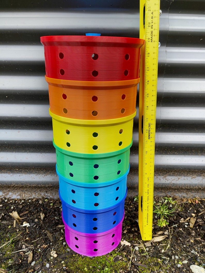 Worm Tower Mini for Raised Beds Garden Beds Composting Etsy