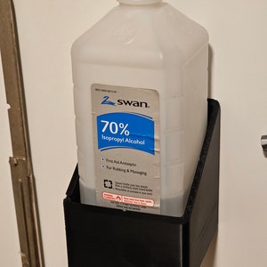 32 oz Isopropyl Alcohol Holder | Garage Organization | Wall Mounted | Organize | Rubbing Alcohol