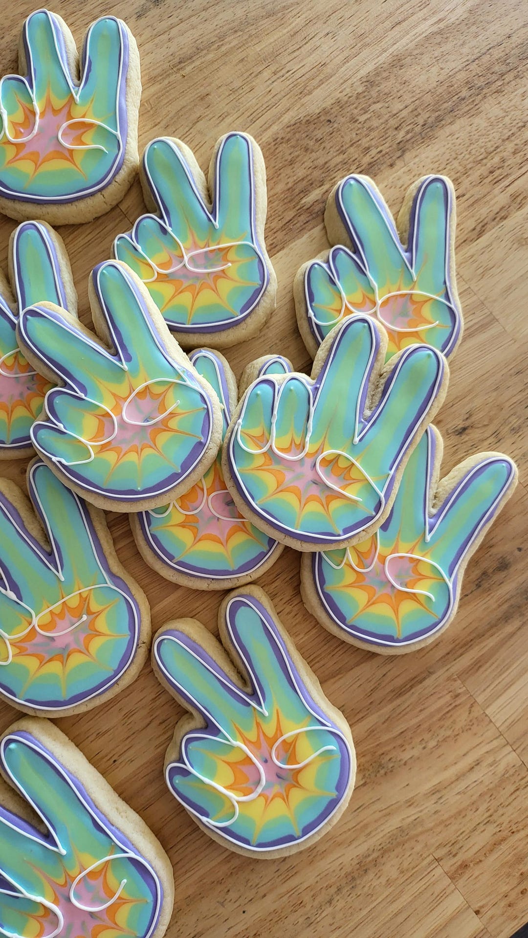 Peace Out Sugar Cookies (12) - Etsy
