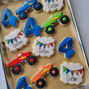 Monster Truck Cookies (12)