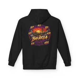 Bay Area Skyline Hoodie | Bayarea 408 415 510 925 831 Area Codes