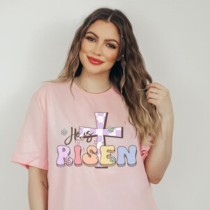 Christian Easter Shirts, He is Risen Shirt, Christian Women Shirt, Motivational Christian Shirt, Bible Verse Shirt, Easter Shirt,Easter Gift