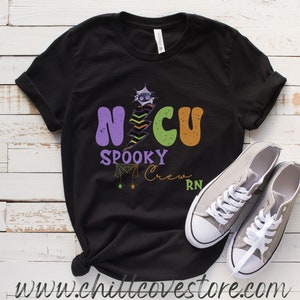 Nicu Spooky Crew Halloween Shirt, Nicu Halloween Shirt, Spooky Tee, Nicu Crew Shirt, RT, NNP, Neonatal nurse shirt, Nicu shirt, nurse shirt