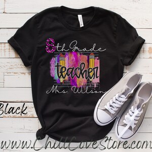 Middle School Teacher Shirt, personalized teacher tee,Back to school shirt for Teacher, 6th 7th 8th Grade Teacher Shirt, teacher gift
