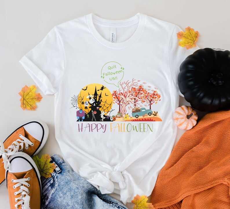 Halloween Crew Shirt, Fall Crew, Funny Fall Harvest Crew, Fall Pumpkin Crew Shirt, Funny Halloween Shirt, Gifts for Fall and Halloween image 5