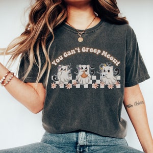 Funny Ghost Cat Tee, Funny Cat Ghost t-shirt, Cute Halloween Shirt, Halloween Cat Shirt, Black Cat Shirt, Spooky Season Tee, Cat Lover Gift