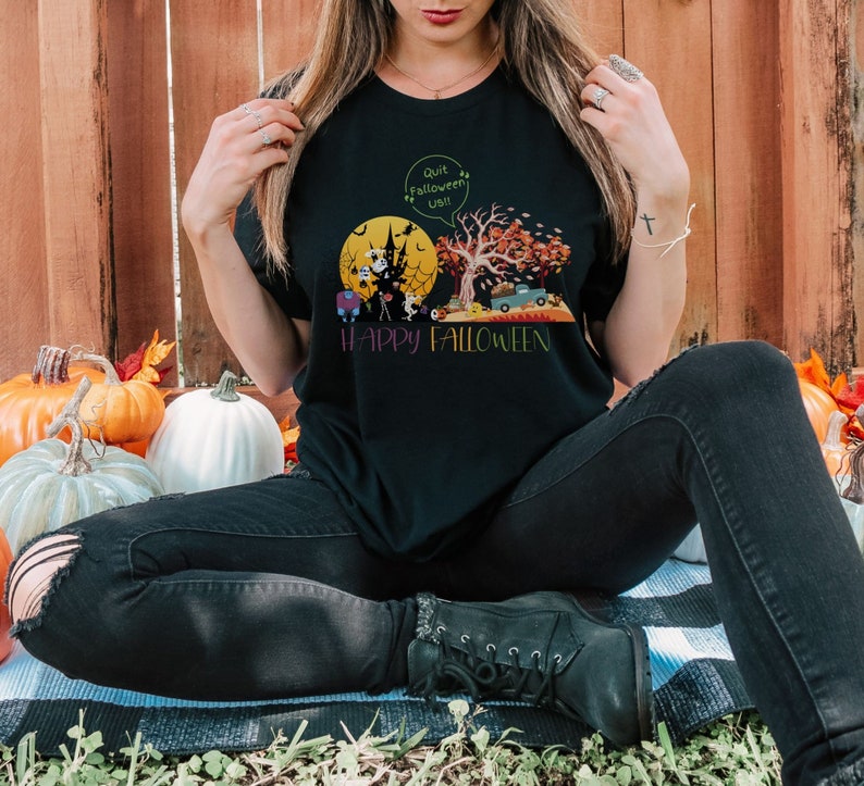 Halloween Crew Shirt, Fall Crew, Funny Fall Harvest Crew, Fall Pumpkin Crew Shirt, Funny Halloween Shirt, Gifts for Fall and Halloween image 3