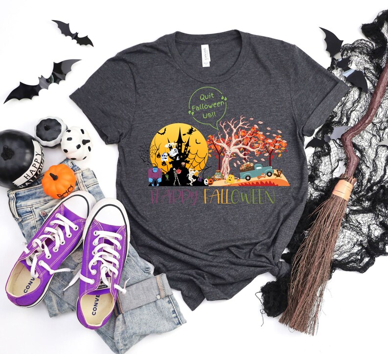 Halloween Crew Shirt, Fall Crew, Funny Fall Harvest Crew, Fall Pumpkin Crew Shirt, Funny Halloween Shirt, Gifts for Fall and Halloween image 7
