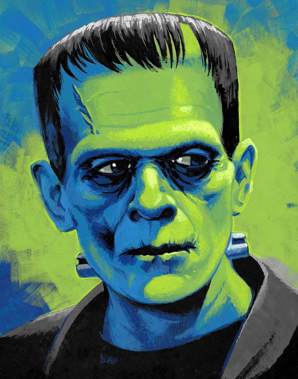 Frankenstein Portrait 11 X 14 - Etsy