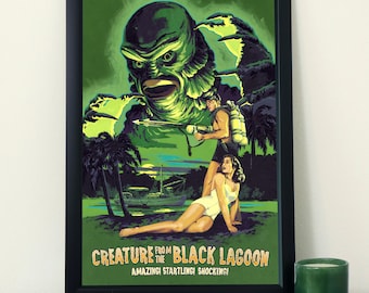 Creature From The Black Lagoon 16x24 Alternative Movie Poster, New Unique Design