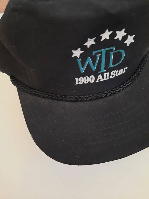 1990 all star flat bill cap