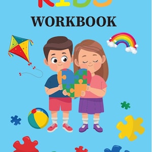 Autism kids Workbook printable instant download on the spectrum print out autistic children&#39;s book educational neurodiverse activity book