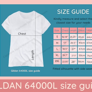 Gildan 64000L tabla de tallas/gildan tabla de tallas/gildan 64000l guía de tallas/gildan 64000/gildan 60000l/gildan tabla de tallas/modelo de tabla de tallas