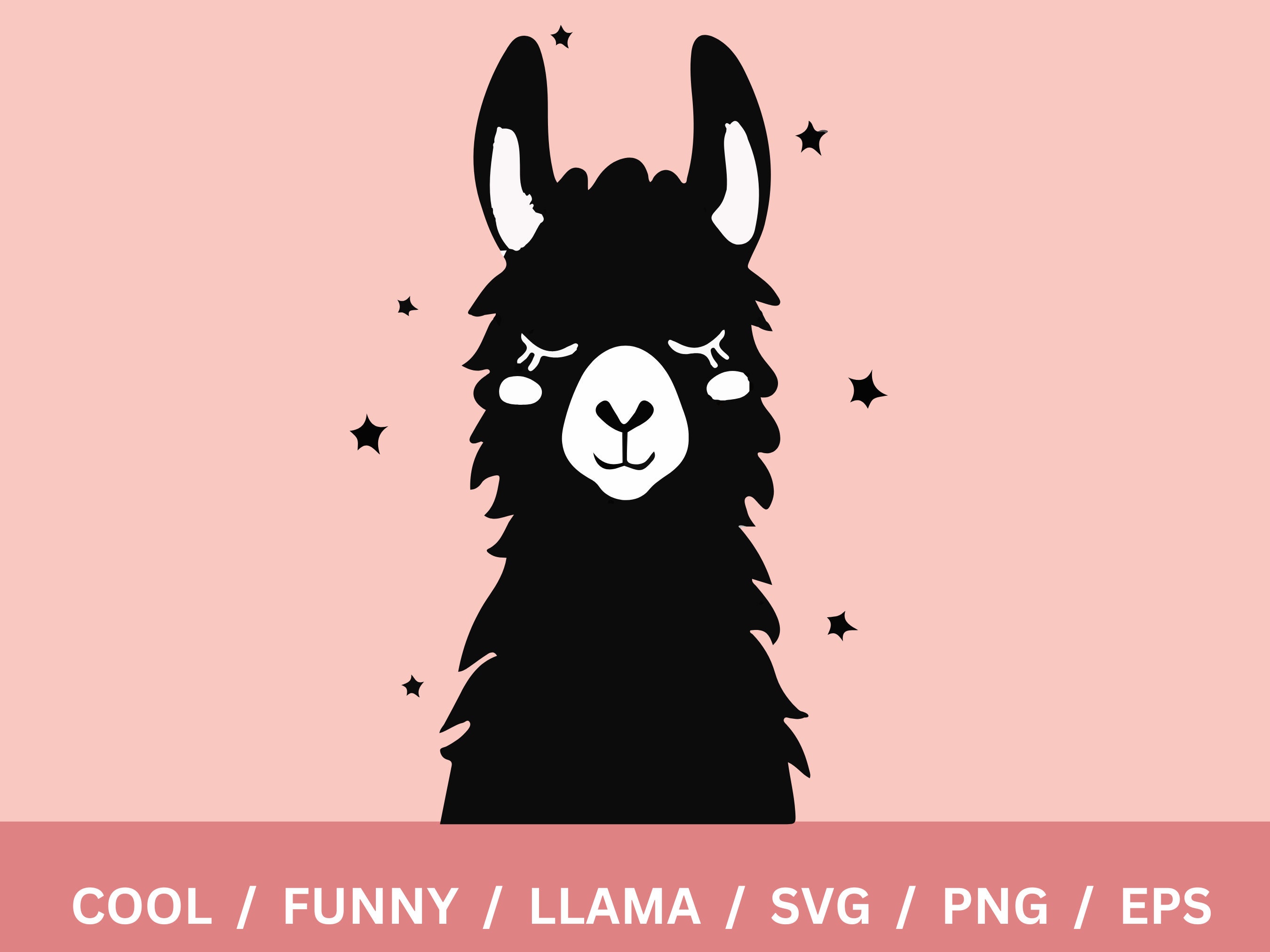 svg png eps llama print on demand Llama clip art llamas PNG llamas SVG Digital download Cricut Sublimation Clip art digital Art Printing png