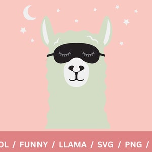 Cute svg llamas PNG llamas SVG Nap time Svg Digital download Cricut Sublimation Clip art digital Art pyjamas svg pyjamas png bed time png