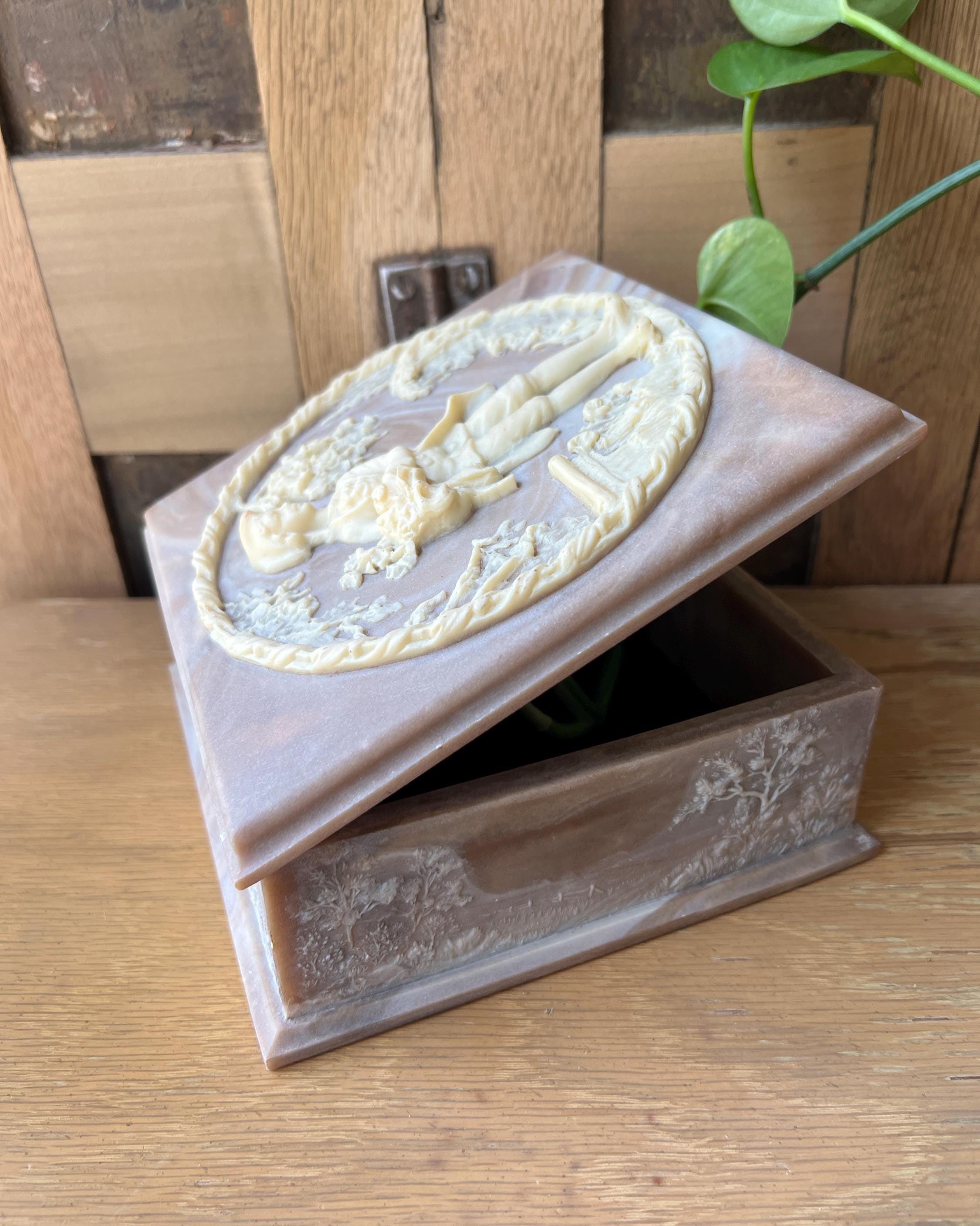 Incolay Stone Jewelry Box - Etsy