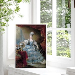 Marie Antoinette PRINTABLE Vintage Wall Art Digital Download - Etsy