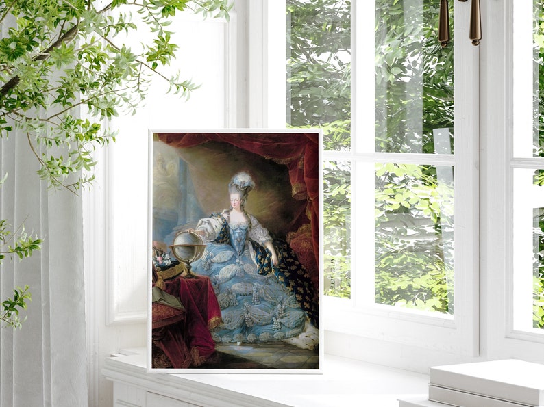 Marie Antoinette PRINTABLE Vintage Wall Art Digital Download - Etsy