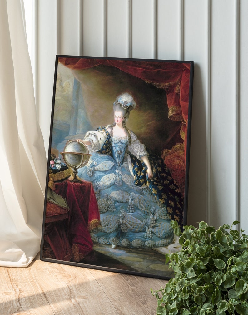 Marie Antoinette PRINTABLE Vintage Wall Art Digital Download - Etsy