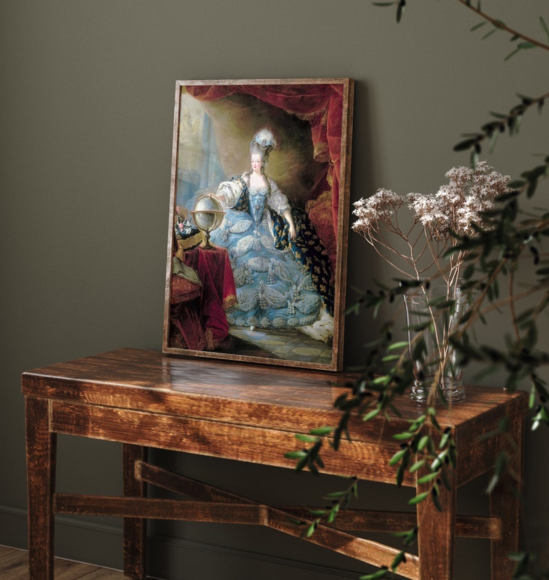 Marie Antoinette PRINTABLE Vintage Wall Art Digital Download - Etsy