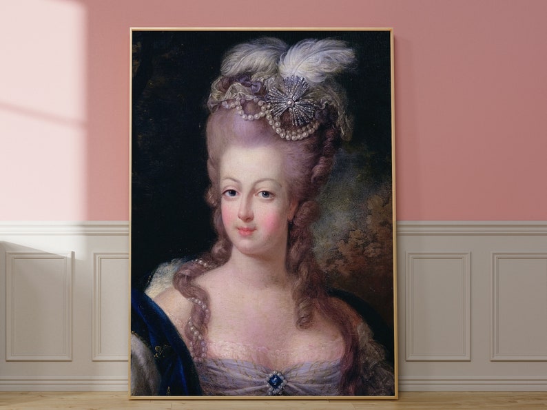 Marie Antoinette PRINTABLE Vintage Wall Art French Rococo - Etsy