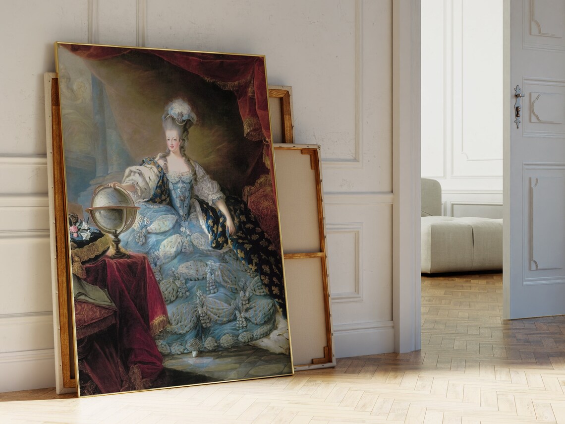 Marie Antoinette PRINTABLE Vintage Wall Art Digital Download - Etsy
