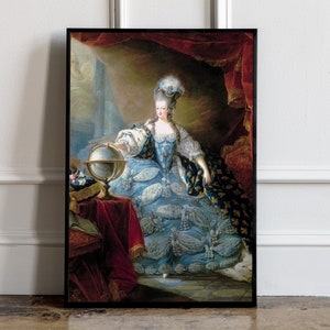 Marie Antoinette PRINTABLE Vintage Wall Art Digital Download - Etsy