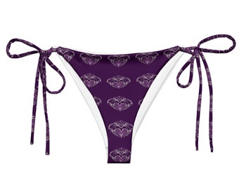 Art Deco Fledermaus String Bikinihöschen