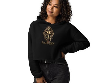 Frauen's Forbidden Eve Cropped Hoodie