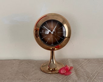 Vintage Europa Alarm Clock - 1960's - Space Age Vibe - Made in Germany - Wind Up, Retro Space Age Clock, Housewarming Gift, Dad Gift