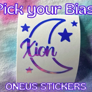 Oneus Sticker, Oneus Decal, Oneus Lightstick Sticker, Dalbit Sticker, Oneus kpop, Oneus Merch